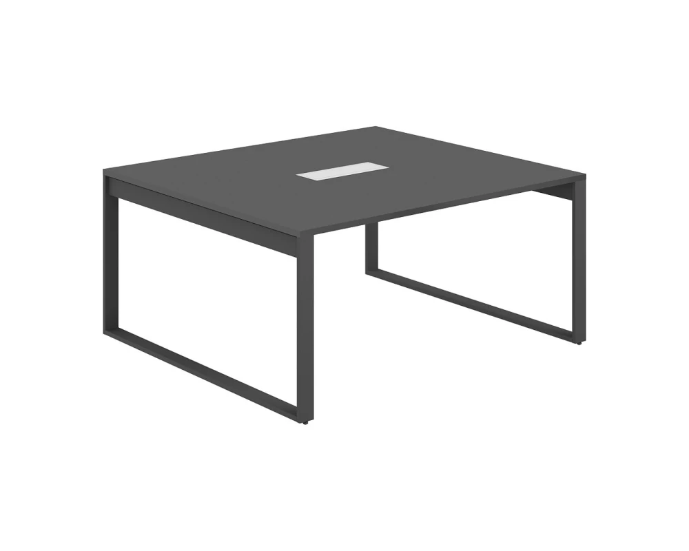 Стол для переговоров 1600х1638х750 Аллегро / Allegro Антрацит/Антрацит