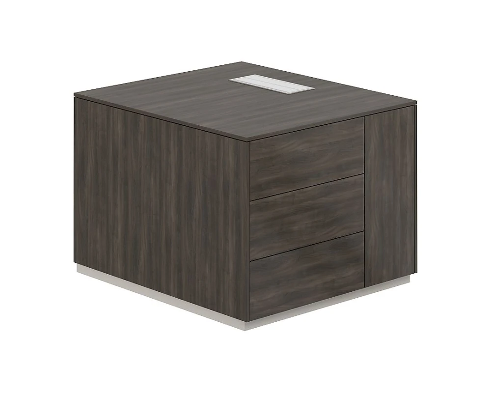 Тумба опорная, 800x564x620 правая Атлас / Atlas Брэнсон трюфель