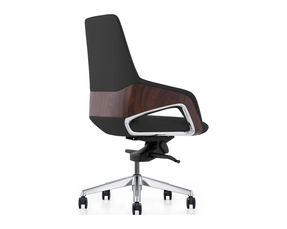 Кресло Norden Шопен LB Натуральная кожа, Черный