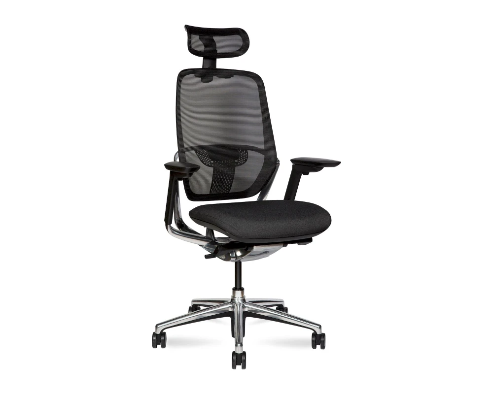 Кресло Norden Герц / Hertz Сетка/Ткань, Черный