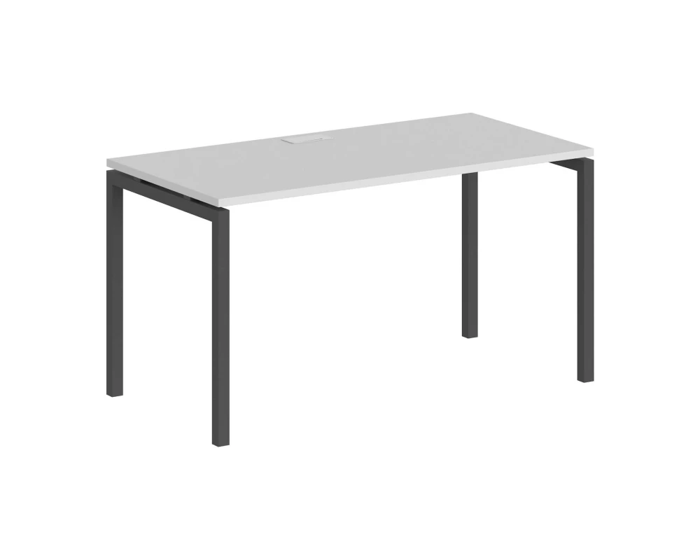 Стол 1200x700x750 профиль антрацит: 40x40 Сигма / Sigma Белый