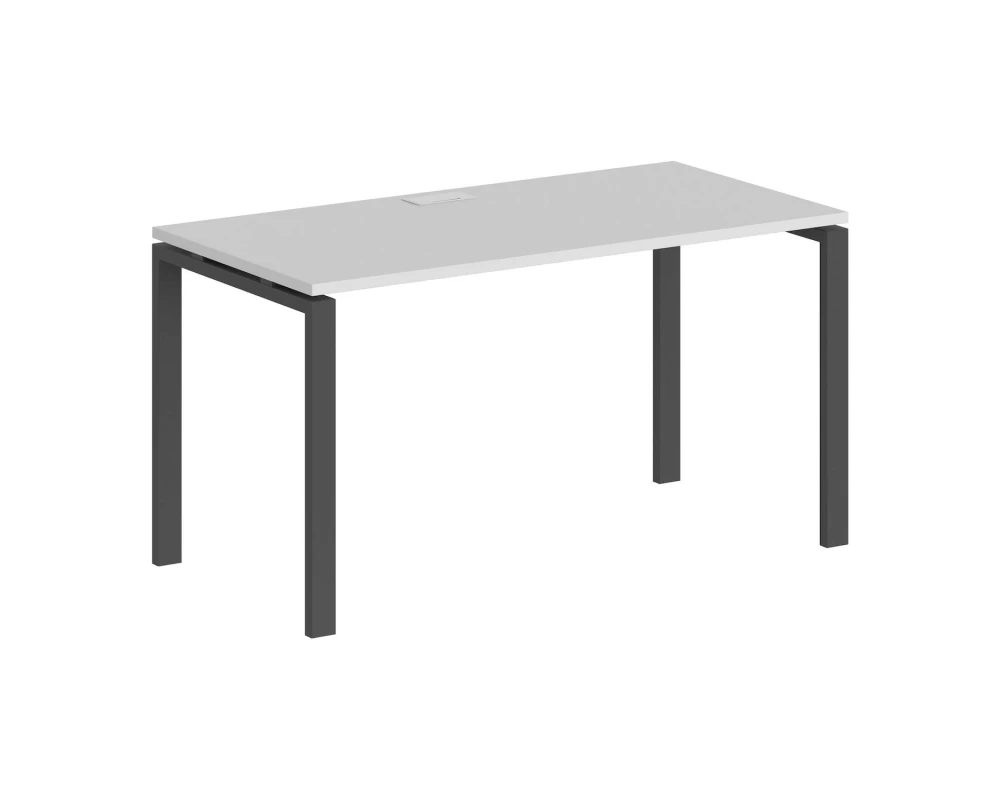 Стол 1200x700x750 профиль антрацит: 60x30 Сигма / Sigma Белый