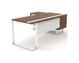 Стол руководителя с одной опорой (монтируемый на тумбу) 180 Зета images