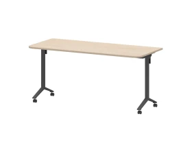 Стол мобильный складной радиусный МБ22-160.70Р 1600x700x750 Моби images