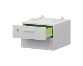 Тумба подвесная для столов на м/каркасе гл.600 мм СМТ2-2ПД.60 432x468x332 Смарт (pt) images