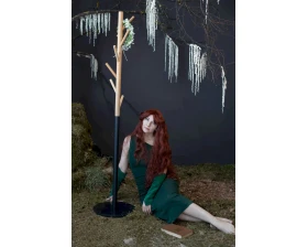 Вешалка SHT-CR25 Прозрачный лак/Черный/Мрамор images