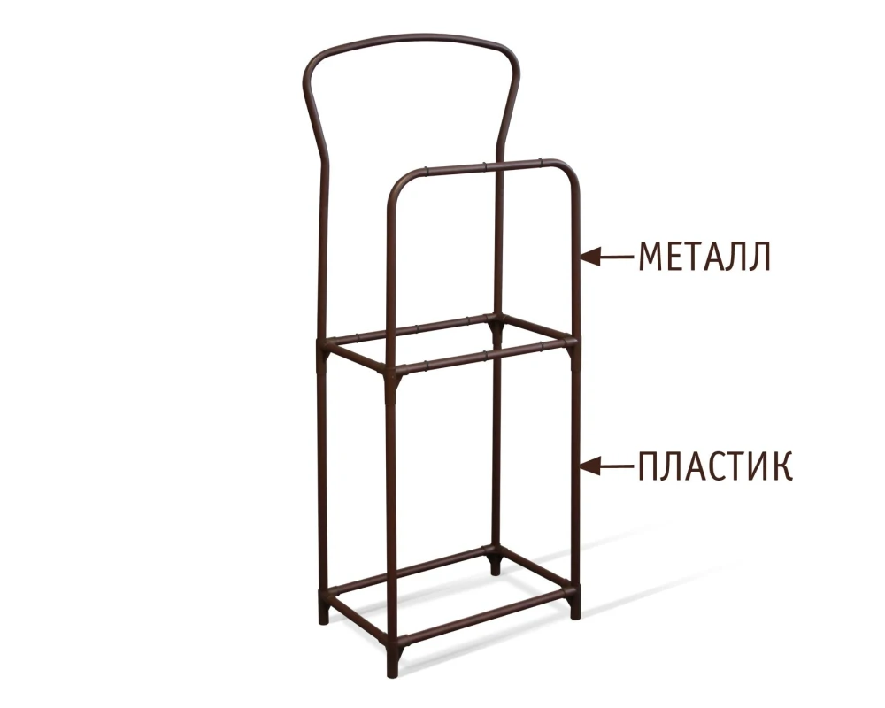 Вешалка SHT-SUR3 Коричневый муар/Коричневый