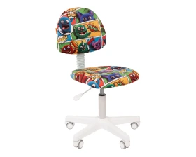 Кресло CHAIRMAN ТИН (Kids) 104 белый пластик (white) images