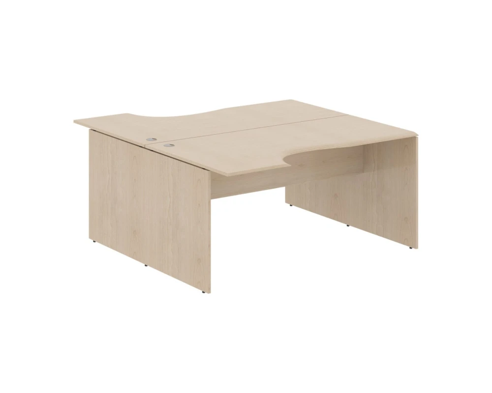 Рабочая станция 2-х местная 1600х1806х750 Вейв / Wave