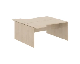 Рабочая станция 2-х местная 1600х1806х750 Вейв / Wave images