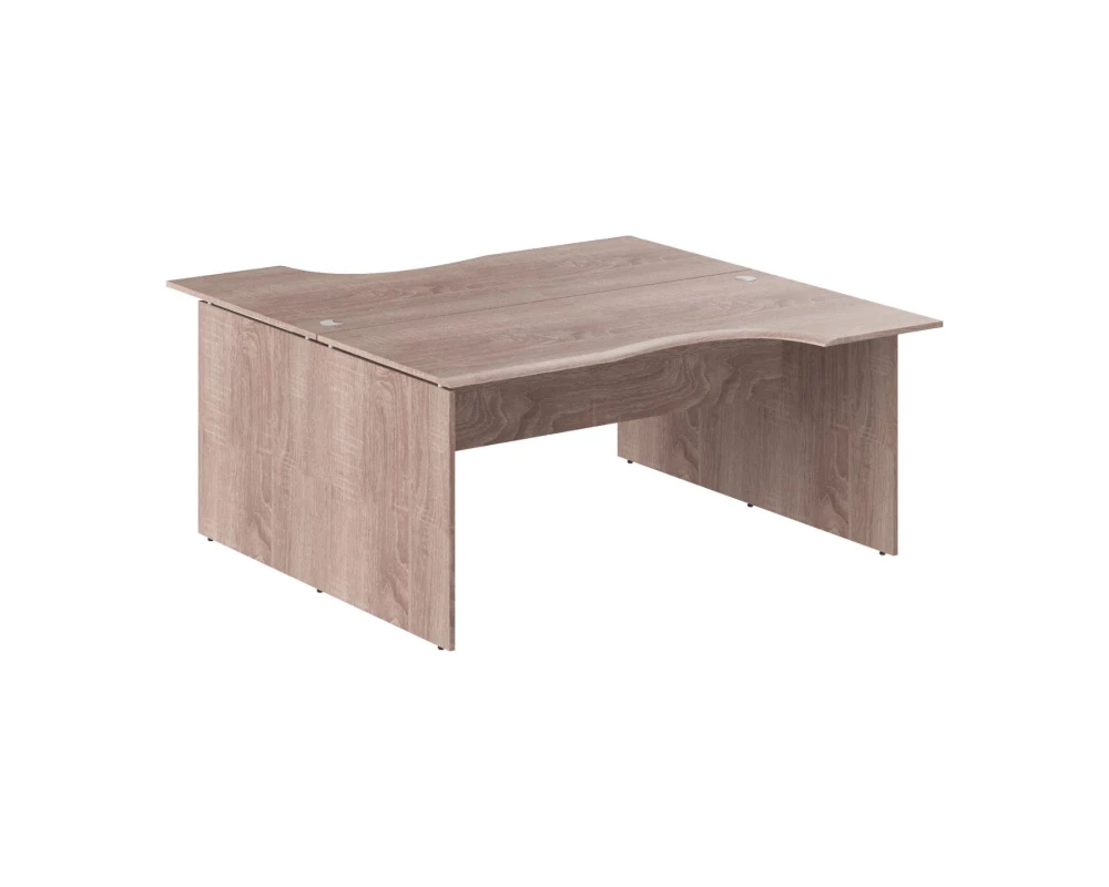 Рабочая станция 2-х местная эргономичная 1600х1806х750 Вейв / Wave