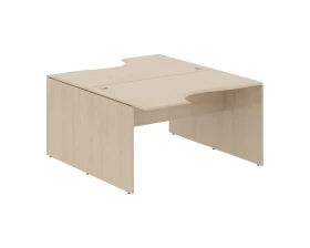 Рабочая станция 2-х местная левая/правая 1400х1806х750 Вейв / Wave images