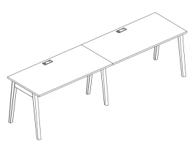 Рабочая станция (2x120) 120x164x75 Albero images