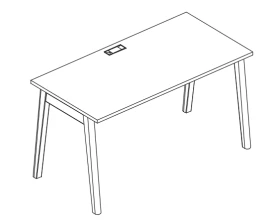 Стол письменный 140x70x75 Albero images